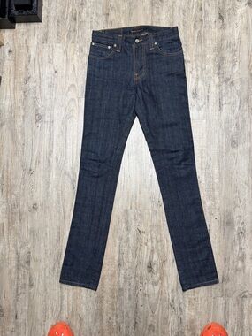 Nudie Jeans Slim Straight Dark Blue Denim